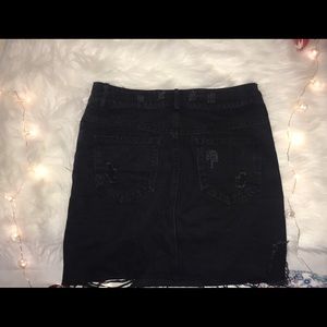 Women’s Black jean Skirt